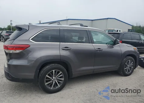 2017 Toyota Highlander Se from USA, damaged, VIN 5TDJZRFH7HS426496